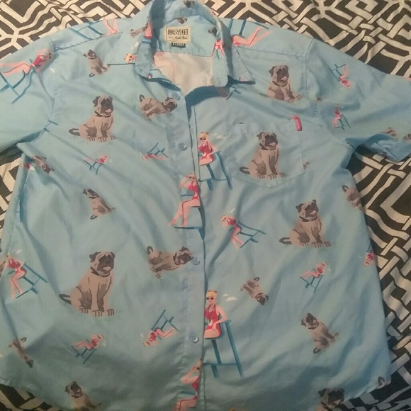 the sandlot button up shirt